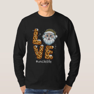 Julafton för den ädla morbror Life KÄRLEK Santa T Shirt