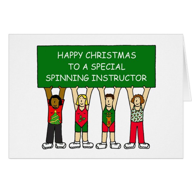 JULAFTON FÖR SNURRINSTRUKTÖRLYCKLIG HÄLSNINGSKORT (Framsidan Horizontal)