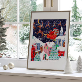 Julafton före jul Nordisk by Poster