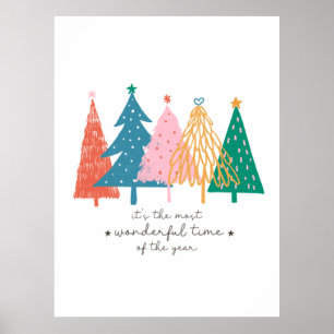 Julafton ger det är den mest underbara tiden poster