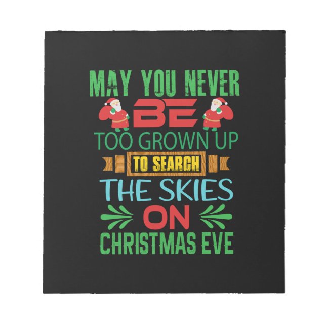 Julafton ger Himlar på julen Kväll Anteckningsblock (Framsida)