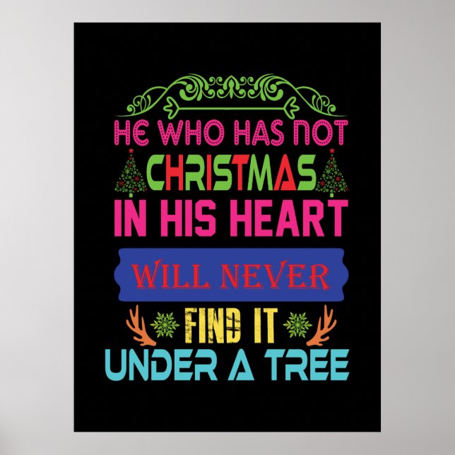 Julafton ger honom som inte har jul poster (Framsidan)