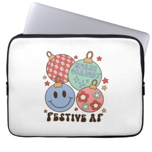 Julafton ger merry och ljusaktig AF Laptop Fodral