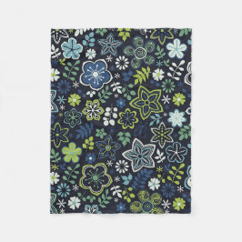 Julafton Gift Blommigt 3D Wall Art Fleecefilt