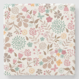 Julafton Gift Blommigt 4 Seasons Stenunderlägg