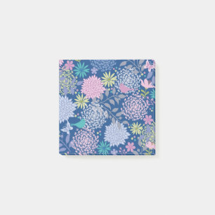 Julafton Gift Blommigt 60:e födelsedagen Post-it Block