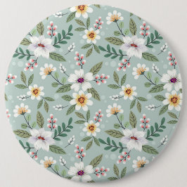 Julafton Gift Colorful Hand plockade Flowers Knapp