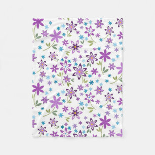 Julafton Gift Cute Blommigt Ditsy Fleecefilt