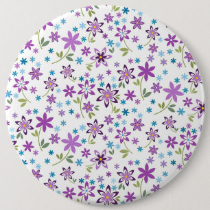 Julafton Gift Cute Blommigt Ditsy Knapp