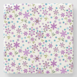 Julafton Gift Cute Blommigt Ditsy Stenunderlägg