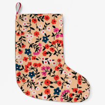 Julafton Gift Cute Small Flower Sömlös