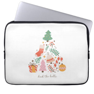 Julafton gift Deck Halls Laptop Fodral