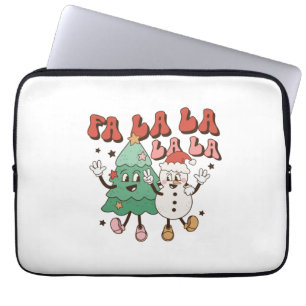 Julafton Gift Fa La La La La La La Laptop Fodral