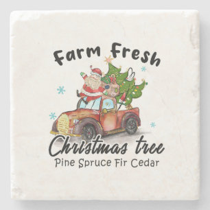Julafton Gift Farm Fresh Julgran Stenunderlägg