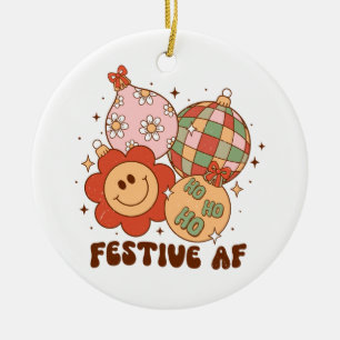 Julafton Gift Festive AF Julgransprydnad Keramik