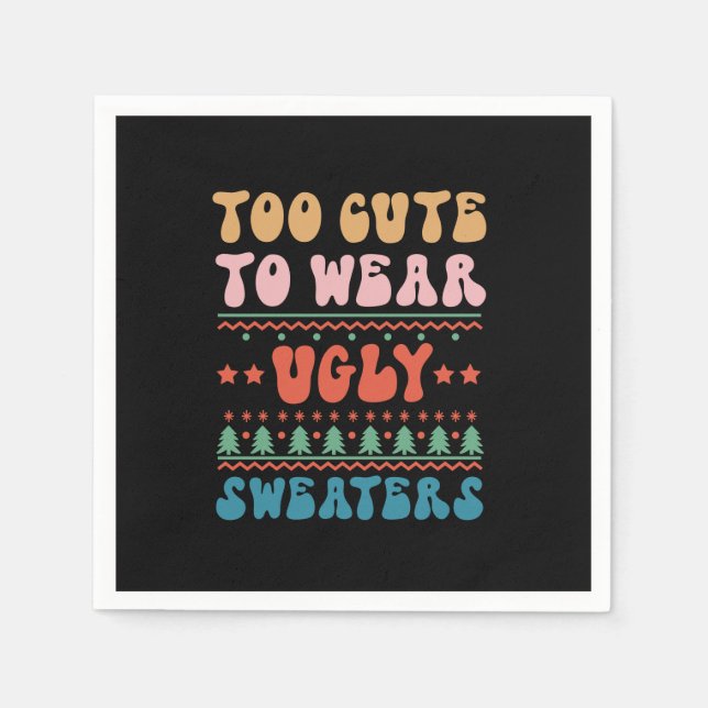 Julafton Gift för späd för att Bäran ska bli mjukt Pappersservett (Framsidan)