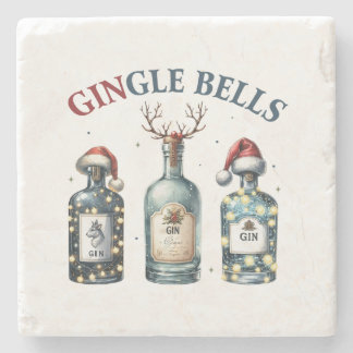 Julafton Gift Gingle Klockor Stenunderlägg