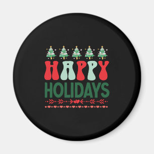 Julafton Gift Glad helg Magnet