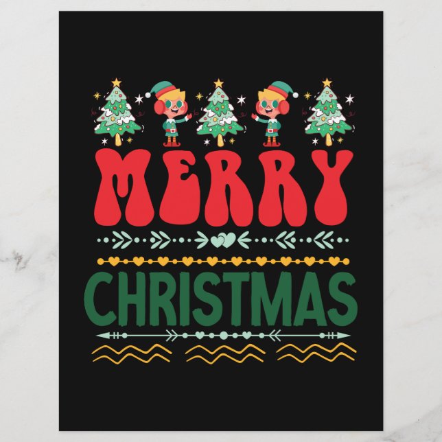 Julafton Gift God jul (Framsida)