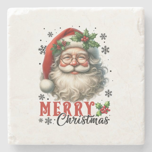 Julafton Gift God jul Stenunderlägg (Framsidan)
