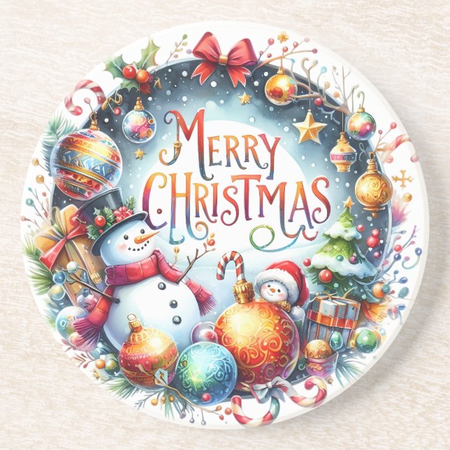 Julafton Gift God jul Underlägg (Framsidan)