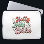 Julafton Gift Holly Jolly Baby Laptop Fodral<br><div class="desc">Julafton Gift Holly Jolly Baby</div>