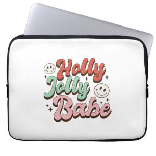 Julafton Gift Holly Jolly Baby Laptop Fodral