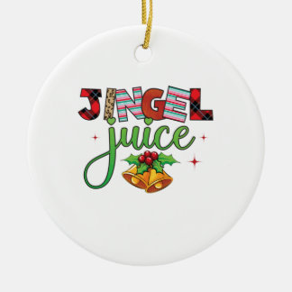 Julafton Gift Jingle Juice Julgransprydnad Keramik