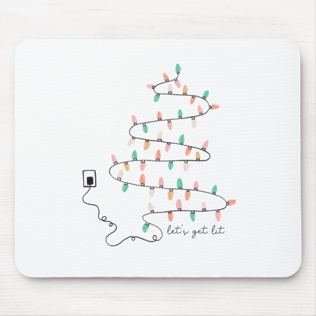 Julafton Gift, låt det bli lätt Musmatta (Framsidan)