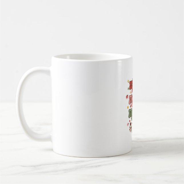 Julafton Gift Merry God jul Kaffemugg (Vänster)