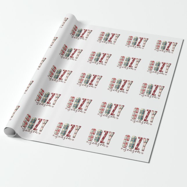 Julafton Gift Mysigt Season Presentpapper (Utrullad)