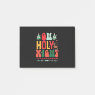 Julafton Gift Oh Heliga Natt Post-it Block