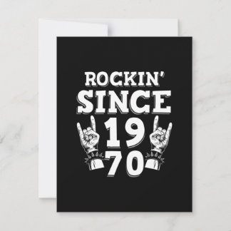 Julafton Gift | Rockin sedan 1970 Tack Kort