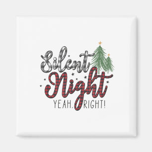 Julafton Gift Silent Natt Ja Magnet