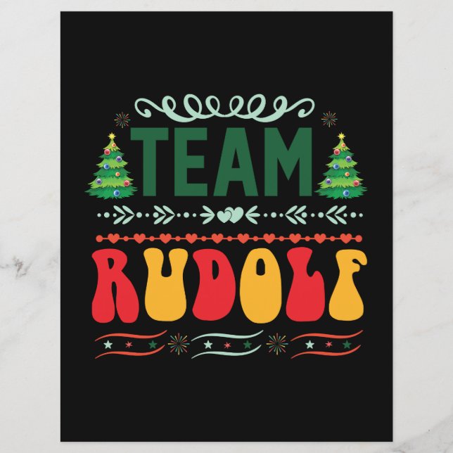 Julafton Gift Team Rudolf (Framsida)