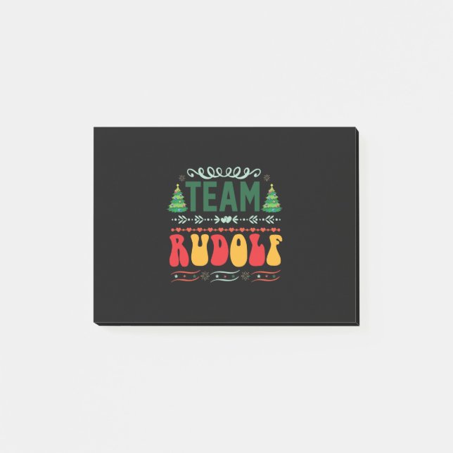 Julafton Gift Team Rudolf Post-it Block (Framsida)