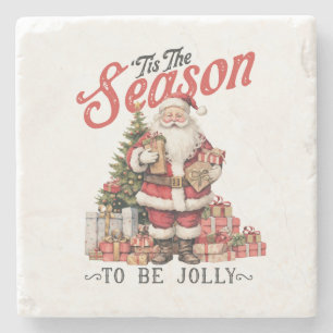 Julafton Gift Tis Season Stenunderlägg