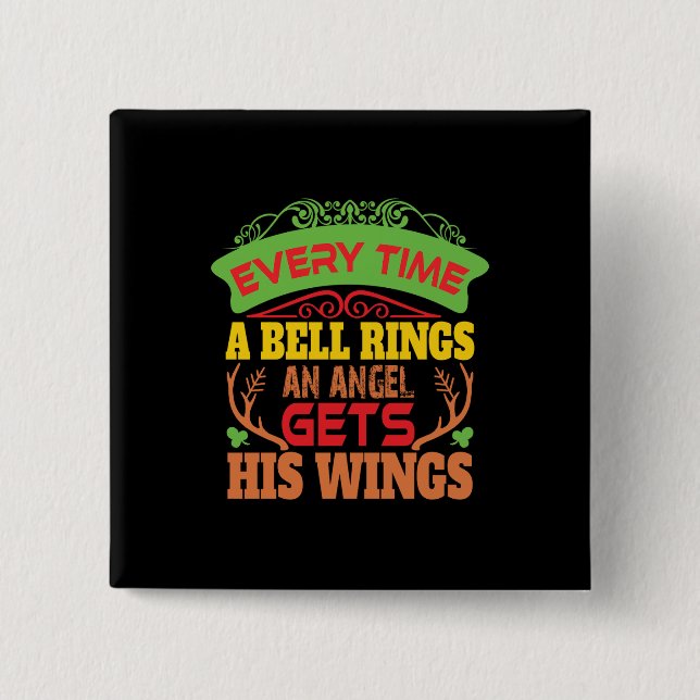Julafton Gift varje gång en Bell Ringar Knapp (Framsida)