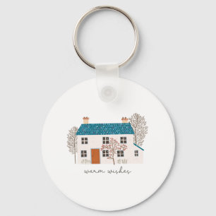 Julafton Gift Warm Önskemål Nyckelring
