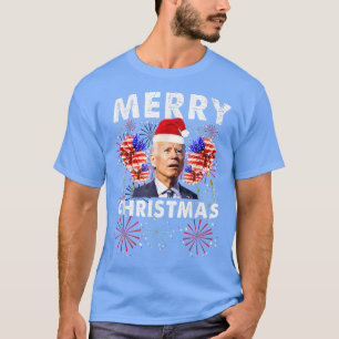 Julafton God jul blandade ihop Lycklig 4:e av J T Shirt