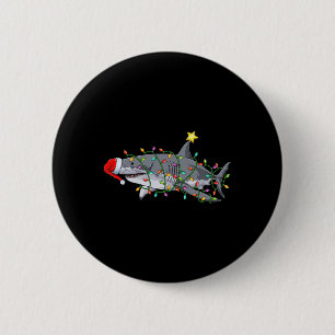 Julafton Graphic jul Shark Roligt Shark jul Knapp
