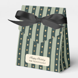 Julafton Grönt rand Helgdag Noel Julafton Presentaskar