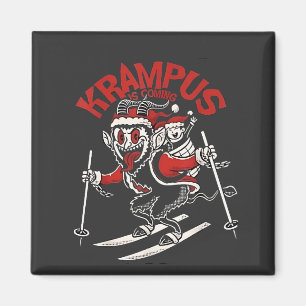 Julafton Gruss Vom Krampus jul Djävulen Magnet