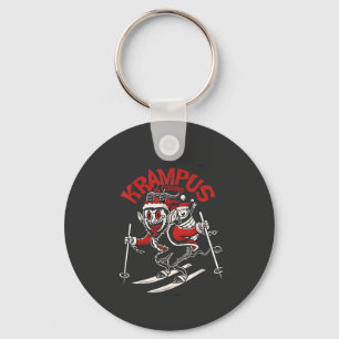 Julafton Gruss Vom Krampus jul Djävulen Nyckelring