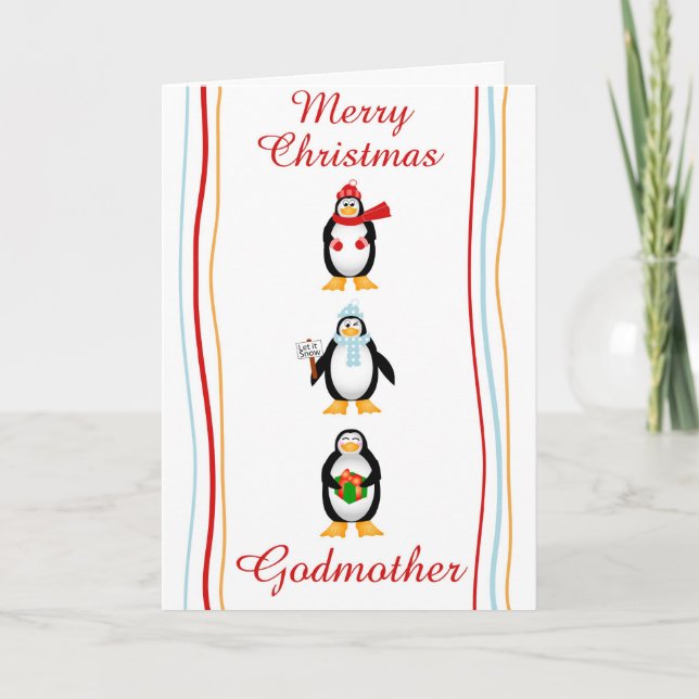 Julafton gudmor helgkort (Framsida)