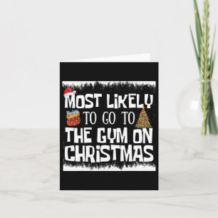 Julafton Gym som mest sannolikt kommer att gå på s Kort
