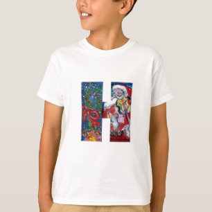 JULAFTON H BREV /JULTOMTEN MED VIOLIN MONOGRAM T SHIRT