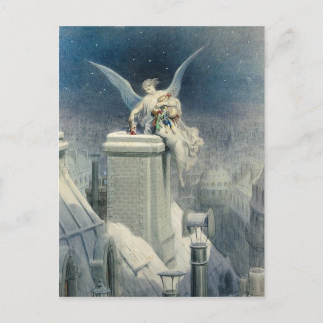 Julafton Helg Vykort (Framsida)