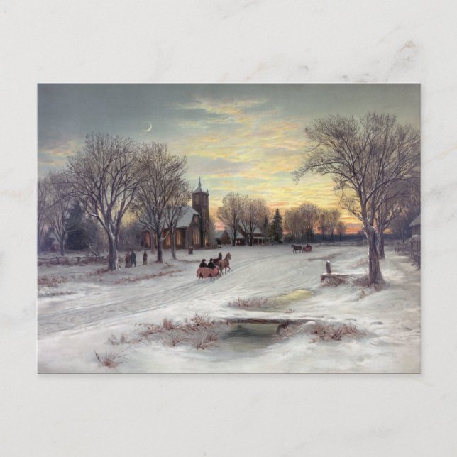 Julafton Helg Vykort (Framsida)