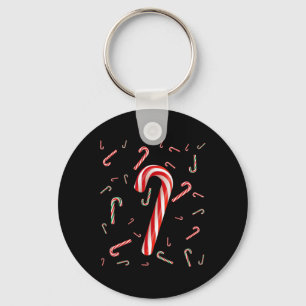 Julafton Helgdag Boys G. i jultomten Candy cane Nyckelring